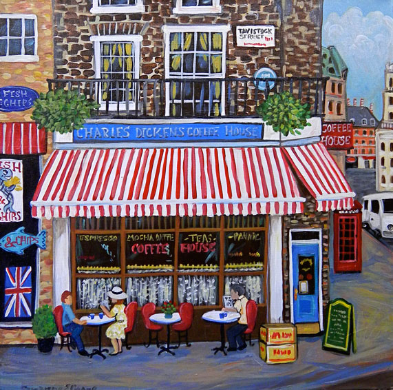 Charles Dickens Coffee House by Suzanne Etienne