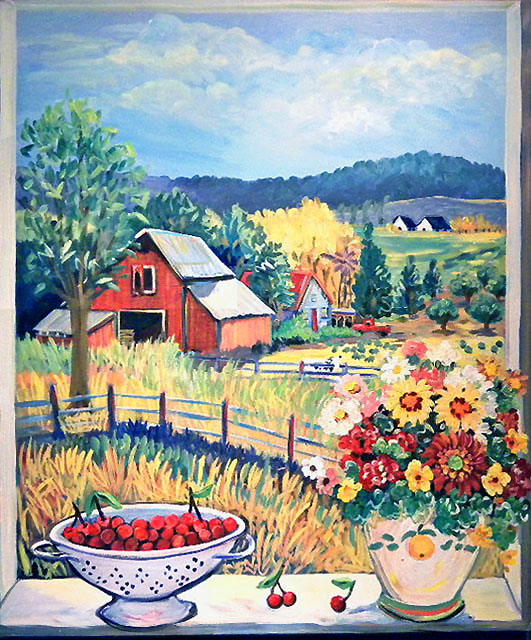 Cherry Farm  by Suzanne Etienne