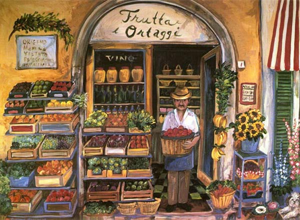"Italian Vendor" by Suzanne Etienne
