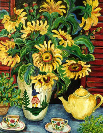 Sunflower Tea by Suzanne Etienne