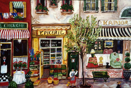 "French Street" by  Suzanne Etienne