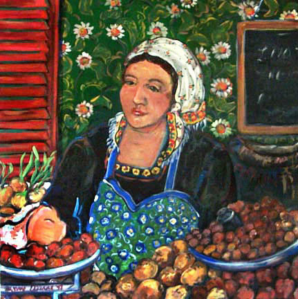 "Potato Seller" by Suzanne Etienne
