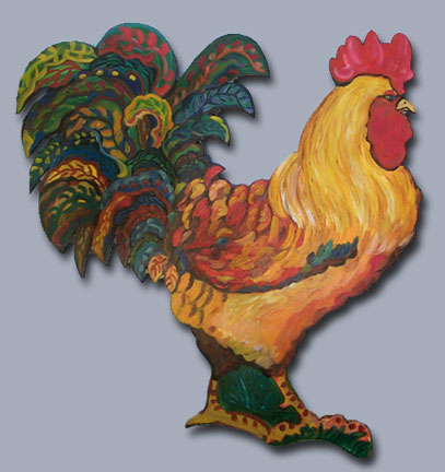Rooster Cutout