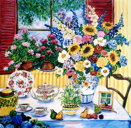 "Tea Table" by Suzanne Etienne