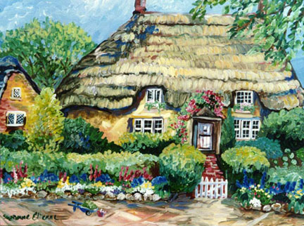 "Thatch Cottage" by Suzanne Etienne